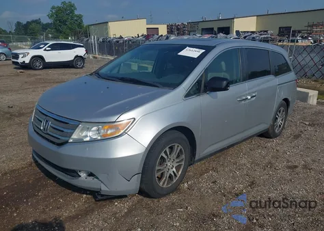 2012 Honda Odyssey Ex-L from USA, damaged, VIN 5FNRL5H65CB039015